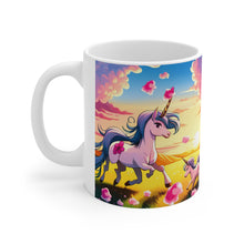 Load image into Gallery viewer, I Dream of Unicorns &amp; Butterflies #14 Ceramic 11oz AI Decorative Coffee Mug
