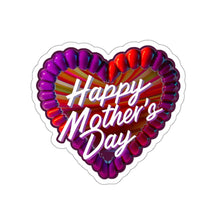 Load image into Gallery viewer, Happy Mother&#39;s Day Heart Shaped Vinyl Stickers, Laptop, Diary, Journal #1
