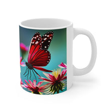 Load image into Gallery viewer, Colorful Monarch Butterflies #9 Mug 11oz mug AI-Generated Artwork
