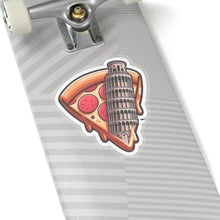 Load image into Gallery viewer, Leaning Tower of Pisa Pizza Slice Foodie Vinyl Stickers, Laptop, Journal, #21
