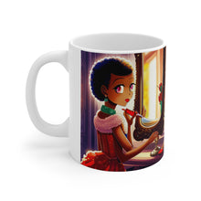 Load image into Gallery viewer, Playing Dress up Just Like Mommie #4 Mug 11oz mug AI-Generated Artwork
