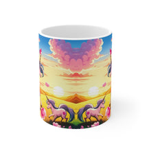 Load image into Gallery viewer, I Dream of Unicorns &amp; Butterflies #14 Ceramic 11oz AI Decorative Coffee Mug
