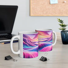 Load image into Gallery viewer, Pastel Sea-life Sunset #3 Ceramic Mug 11oz mug AI-Generated Artwork
