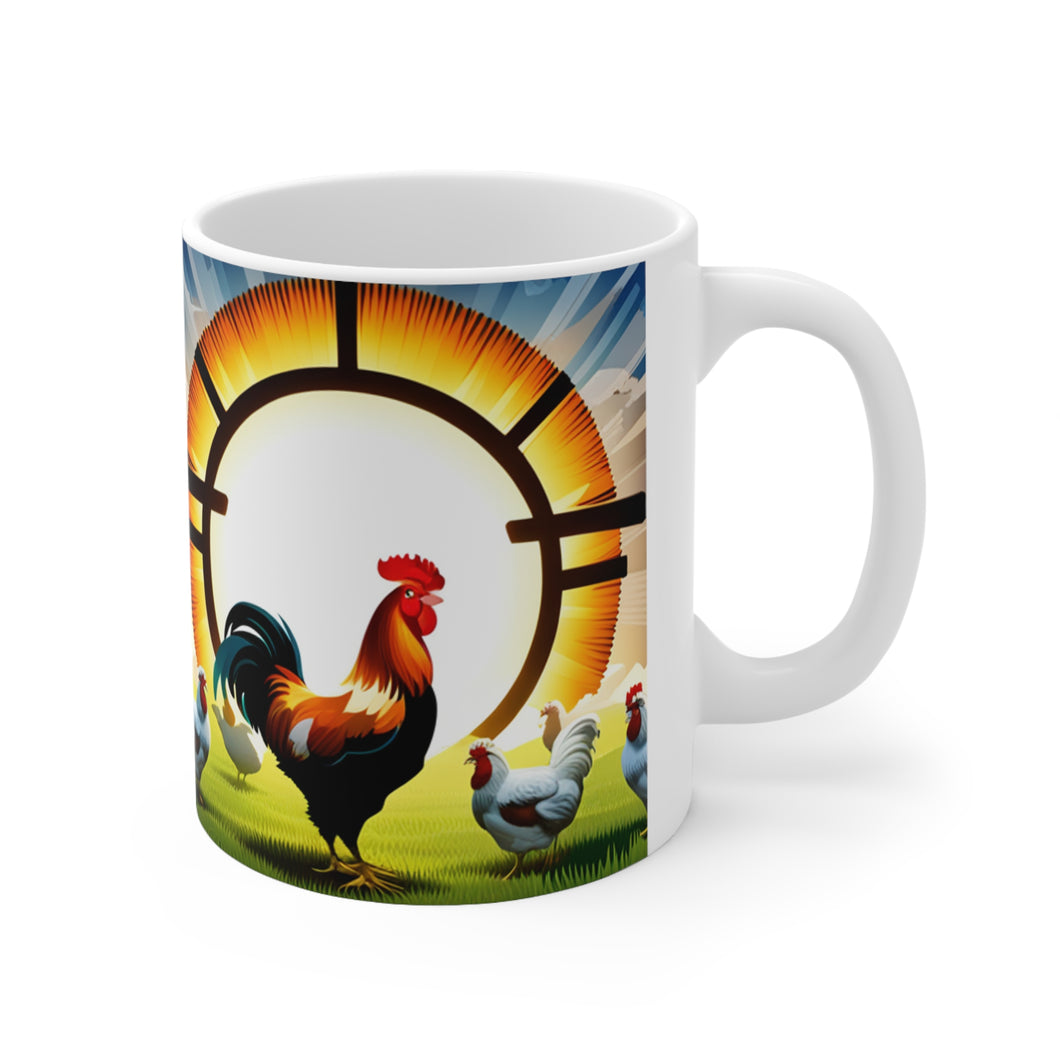 Rise and Shine #43 Ceramic 11oz AI Decorative Coffee Mug