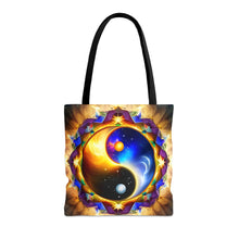 Load image into Gallery viewer, Ying Infinite Beauty Fire Explosion Fusion of Colors #8 Tote Bag AI Artwork 100% Polyester
