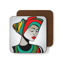 Load image into Gallery viewer, Colorful #27 Colors of Africa Hardboard Back AI-Enhanced Beverage Coasters
