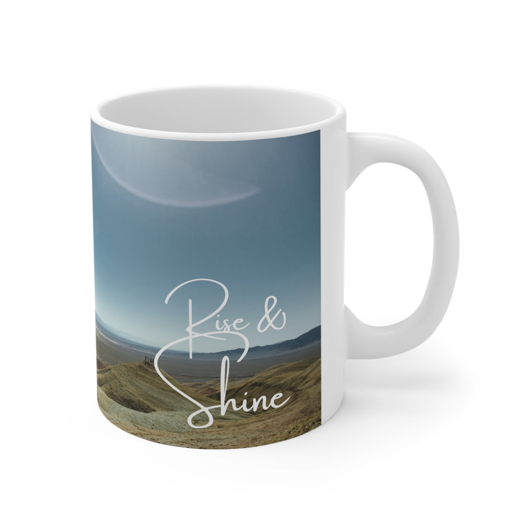 Rise and Shine #7 Ceramic 11oz Decorative Coffee Mug