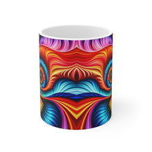 Load image into Gallery viewer, Tye Dye Swirls &amp; Ripples #9 Ceramic 11oz AI Decorative Mug
