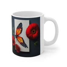 Load image into Gallery viewer, Colorful Monarch Butterflies #5 Mug 11oz mug AI-Generated Artwork
