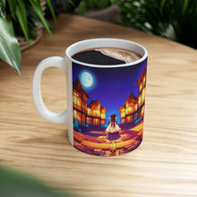 Load image into Gallery viewer, Lunar Moon Anime Fantasy Art #12 Ceramic Mug 11oz AI Generated Artwork
