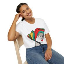 Load image into Gallery viewer, Color of Africa Queen Mother #9 Unisex Softstyle Short Sleeve Cotton Crewneck T-Shirt
