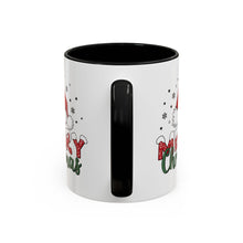 Load image into Gallery viewer, Mug - Merry Christmas Santa Hat Accent Coffee Mug (11, 15oz)
