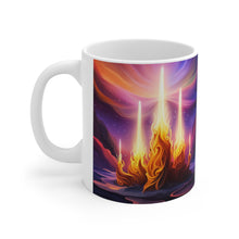 Load image into Gallery viewer, Happy Birthday Candles #14 Ceramic 11oz Mug AI-Generated Artwork
