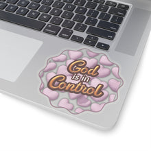 Load image into Gallery viewer, Empower yourself God is In Control Vinyl Stickers, Laptop, Diary, Journal #1
