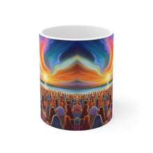 Load image into Gallery viewer, Beach Vibes Retro Concert #1 Ceramic 11oz Mug AI Artwork
