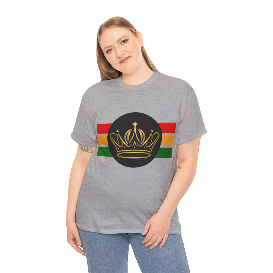 Musewear Sports Queen Unisex Heavy Cotton Crewneck T-Shirt