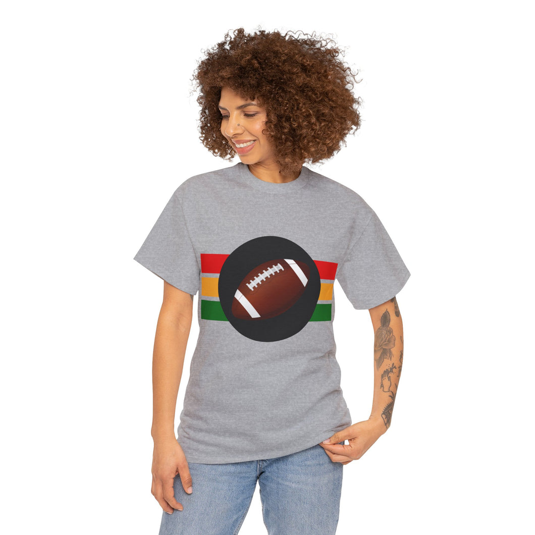 Musewear Football Sports Unisex Heavy Cotton Crewneck T-Shirt