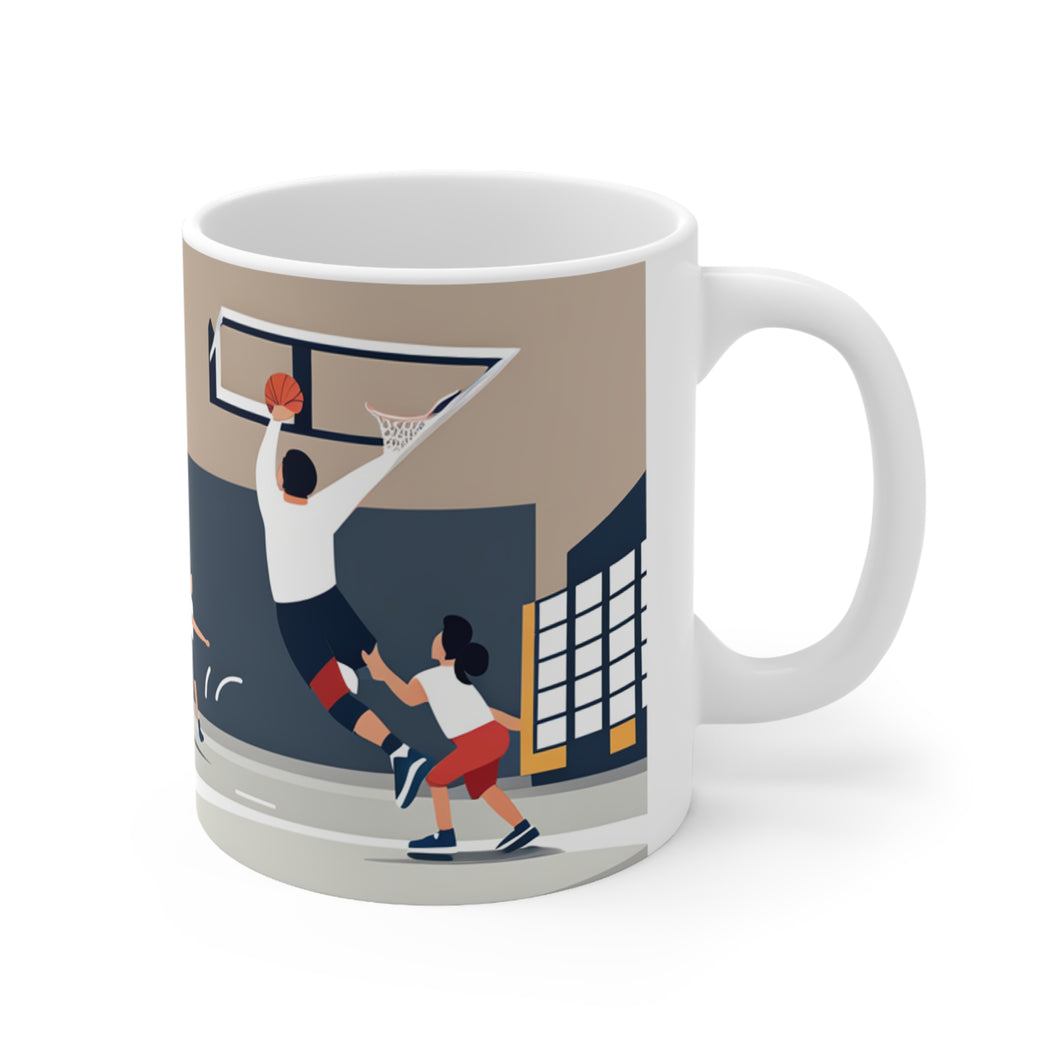 Sports Who Got Game Basketball #12 Ceramic 11oz AI Decorative Mug