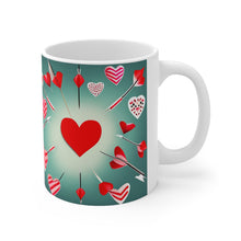 Load image into Gallery viewer, Valentine&#39;s Day is for Love #28 11oz AI Decorative Coffee Mug
