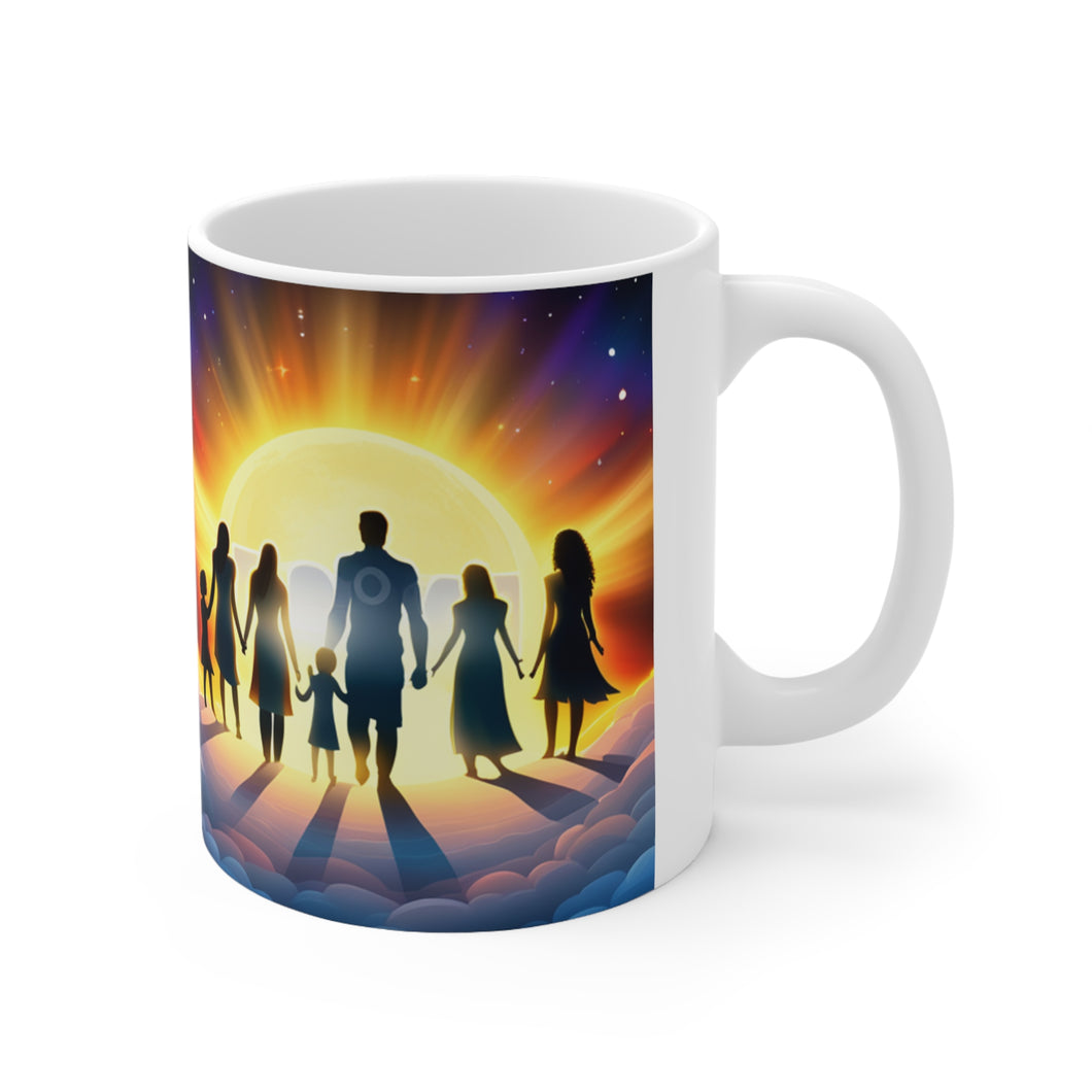 Family life is Healthy for the Soul #7 11oz mug AI-Generated Artwork