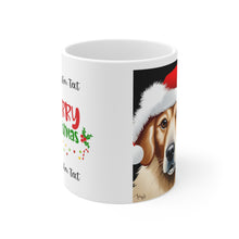 Load image into Gallery viewer, Personalized Fancy Golden Retriever #5 Christmas Vibes Ceramic Mug 11oz Custom
