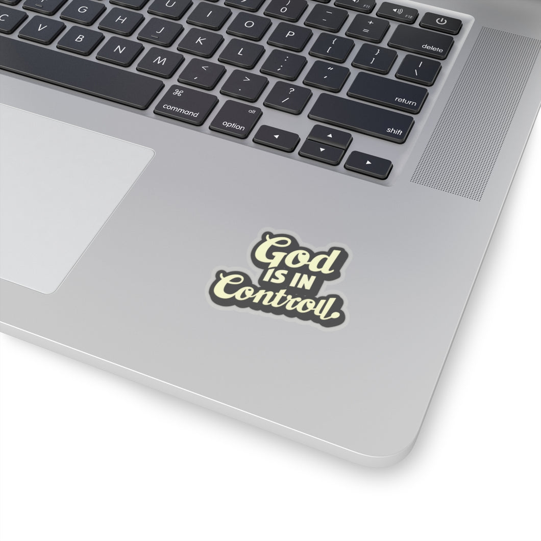 Empower yourself God is In Control Vinyl Stickers, Laptop, Diary, Journal #4
