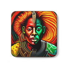 Load image into Gallery viewer, Decorative #2 Colors of Africa Hardboard Back AI-Enhanced Beverage Coasters
