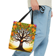 Load image into Gallery viewer, The Family Tree Deep Roots #1 Tote Bag AI Artwork 100% Polyester
