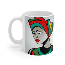 Load image into Gallery viewer, Colors of Africa Queen Mother #9 11oz AI Decorative Coffee Mug
