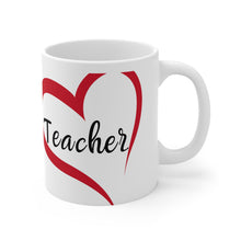 Load image into Gallery viewer, From the Heart TEACHER Game Ceramic Mug 11oz
