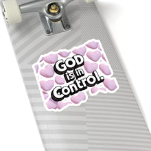 Load image into Gallery viewer, Empower yourself God is In Control Vinyl Stickers, Laptop, Diary, Journal #3
