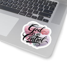 Load image into Gallery viewer, Empower yourself God is In Control Vinyl Stickers, Laptop, Diary, Journal #2
