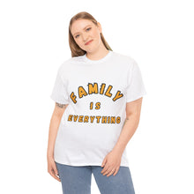 Load image into Gallery viewer, Muse Wearable Yellow Family Is Everything Unisex Cotton Crewneck T-Shirt
