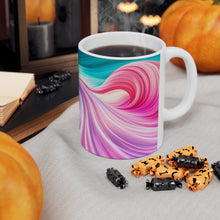 Load image into Gallery viewer, Pastel Sea-life Sunset #14 Ceramic Mug 11oz mug AI-Generated Artwork
