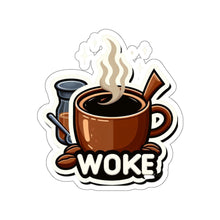 Load image into Gallery viewer, Fresh Woke Coffee Vinyl Stickers, Laptop, Foodie, Beverage, Thirst Quencher #2
