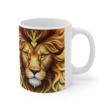 Load image into Gallery viewer, Lion Gentle and Fierce #2 Mug 11oz mug AI-Generated Artwork
