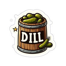 Load image into Gallery viewer, Dill Pickle Barrel Vinyl Sticker, Foodie, Mouthwatering, Whimsical, Fast Food #1
