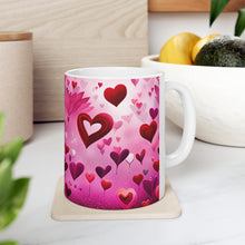 Load image into Gallery viewer, Valentine&#39;s Day From The Pink Heart #1 Mug 11oz mug AI-Generated Artwork
