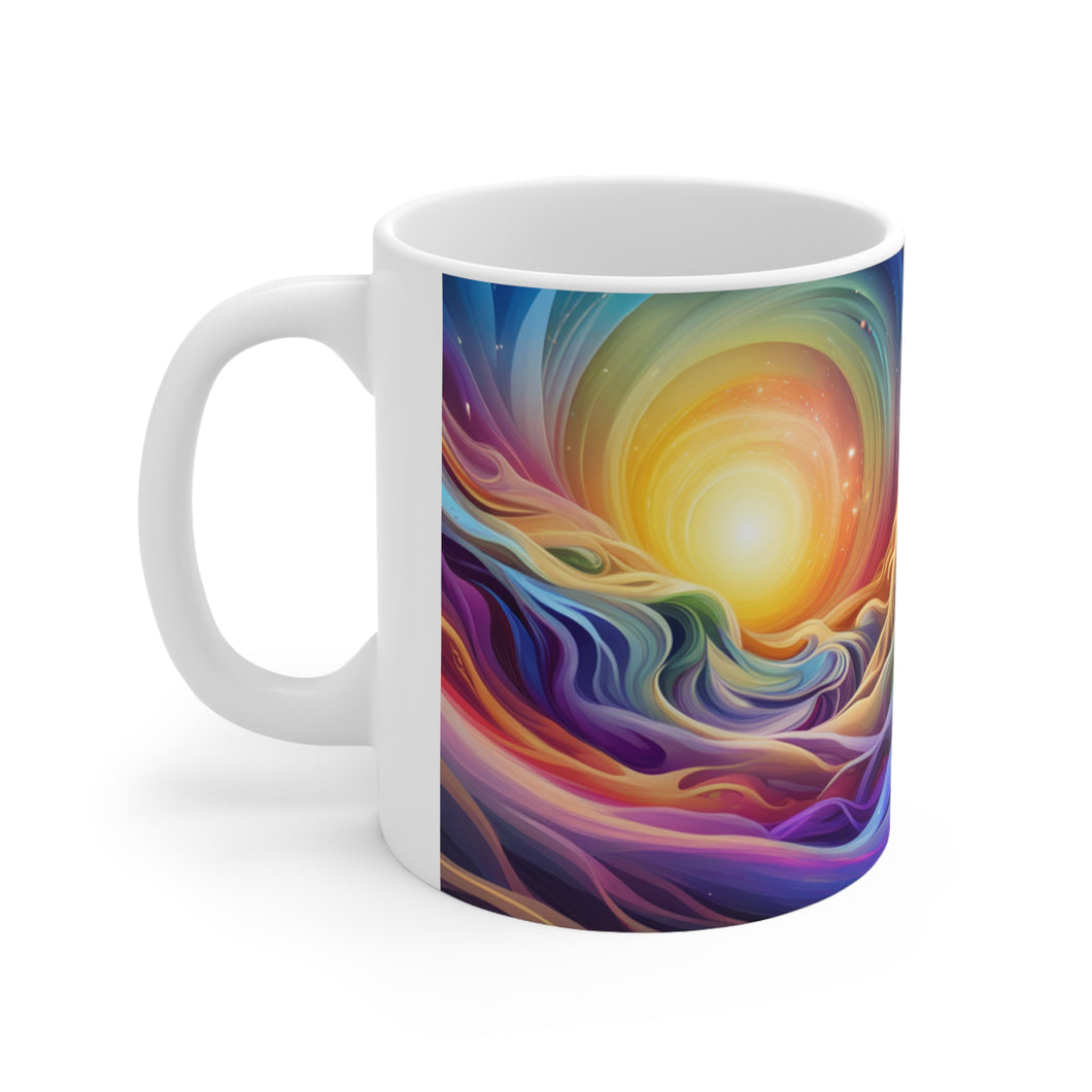 Fusion of Bright Pastel Colors #7 Mug 11oz mug AI-Generated Artwork