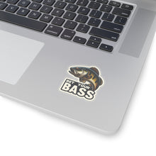 Load image into Gallery viewer, Bet Your Bass Fish Vinyl Stickers, Laptop, Gear, Outdoor Sports Fishing #2
