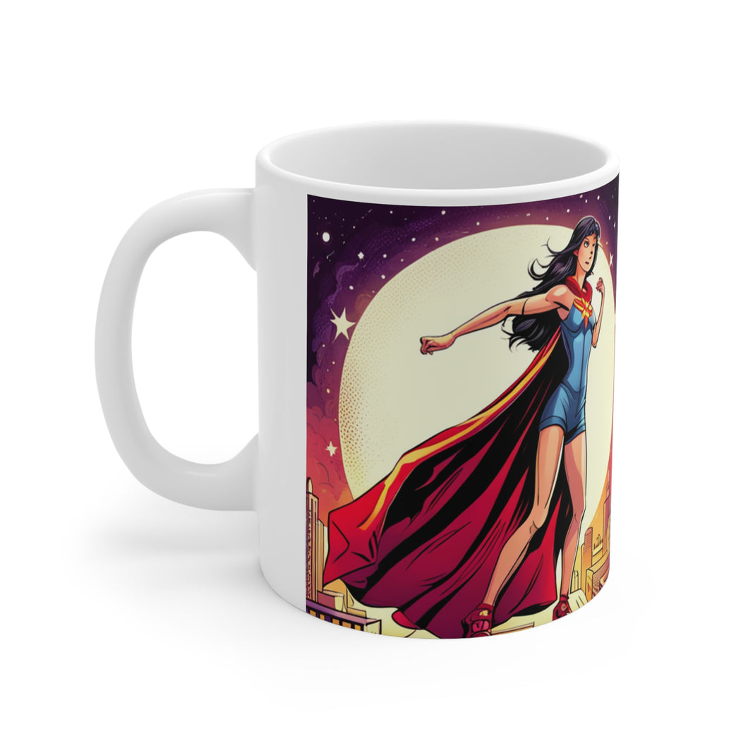 My Mini Super Teenagers Fantasy Art #3 Ceramic Mug 11oz AI Generated Artwork