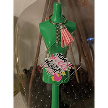 Load image into Gallery viewer, How Sweet it is to be Taught by You Teacher Acrylic Keychains UV Stickers 1.96"
