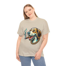 Load image into Gallery viewer, Muse Wearable The Dog Life Hound Dog Cigar Gold Chain Unisex Crewneck T-Shirt
