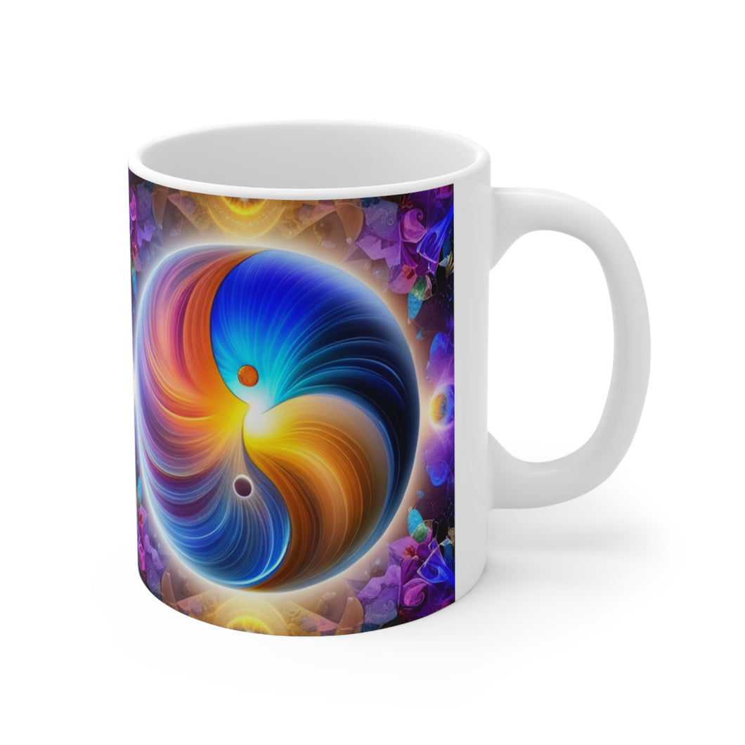 In all her Infinite Beauty Illusion #2 Mug  AI-Generated Artwork 11oz mug
