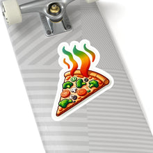 Load image into Gallery viewer, Veggie Pizza Slice Foodie Vinyl Stickers, Laptop, Journal, Water Bottle, #26
