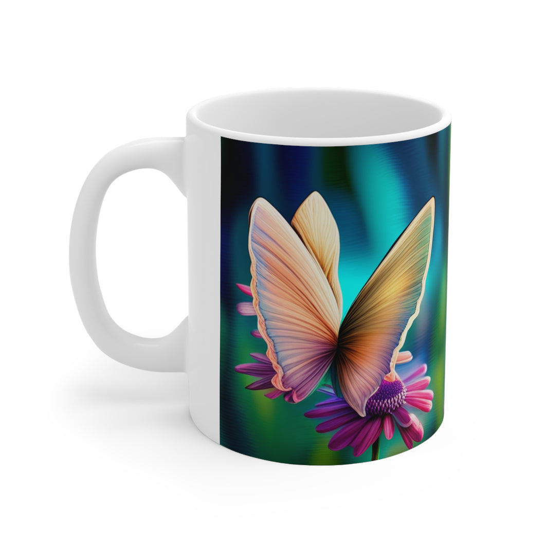June Opal Birth Month Colors Fairies & Butterflies #1 Mug 11oz mug AI-Generated Artwork
