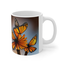 Load image into Gallery viewer, November Topaz Birth Month Colors Fairies &amp; Butterflies #3 Mug 11oz mug AI-Generated Artwork
