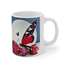 Load image into Gallery viewer, Colorful Monarch Butterflies #10 Mug 11oz mug AI-Generated Artwork
