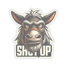 Load image into Gallery viewer, Funny Angry Stubborn Mule Shut-up Vinyl Stickers, Laptop, Whimsical, Humor #7
