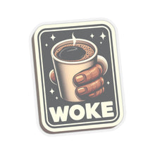 Load image into Gallery viewer, Fresh Woke Coffee Vinyl Stickers, Laptop, Foodie, Beverage, Thirst Quencher #3
